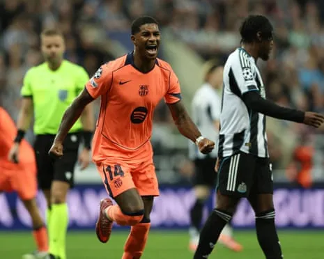 Marcus Rashford's Brace Silences The Magpies' Party and Secures Barcelona's Victory